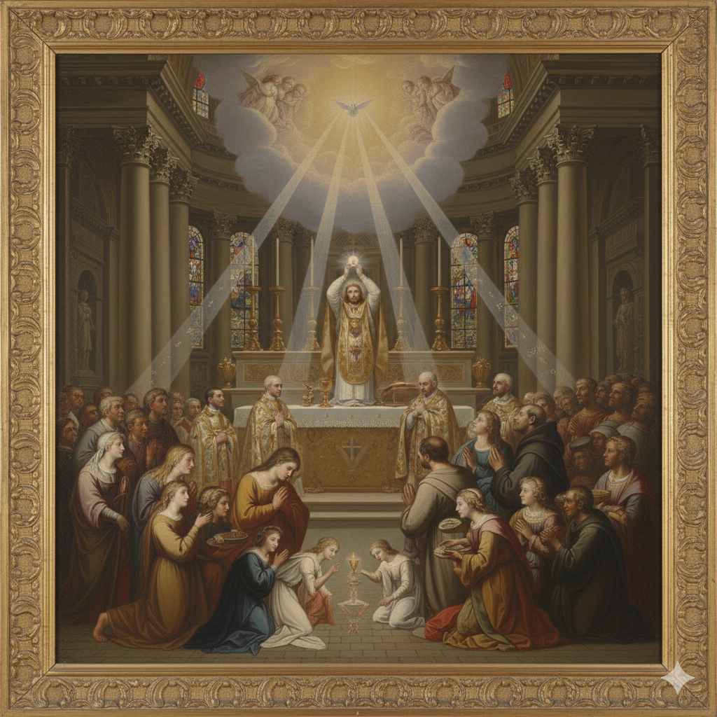 Eucharist image depiction