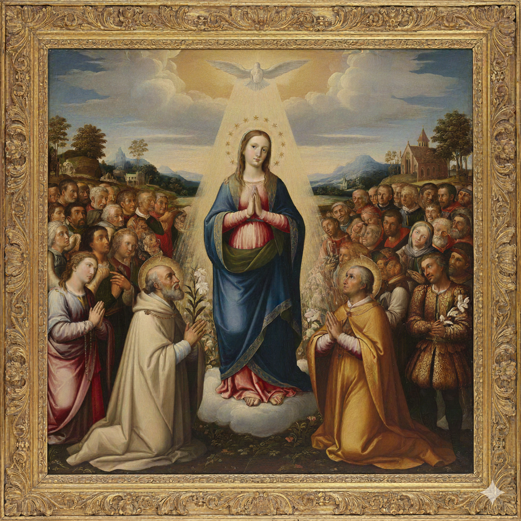 Virgin Mary Image Card